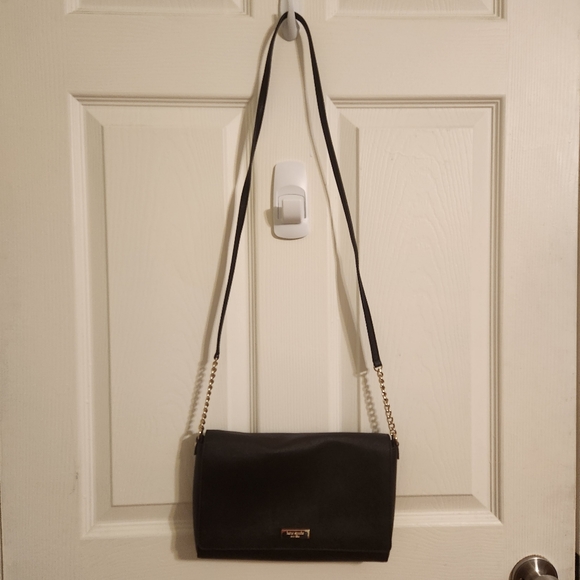 Kate Spade Black Evening Bag w/ chain crossbody option - Picture 8 of 10